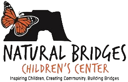 Butterfly logo for Natural Bridges Children's Center.